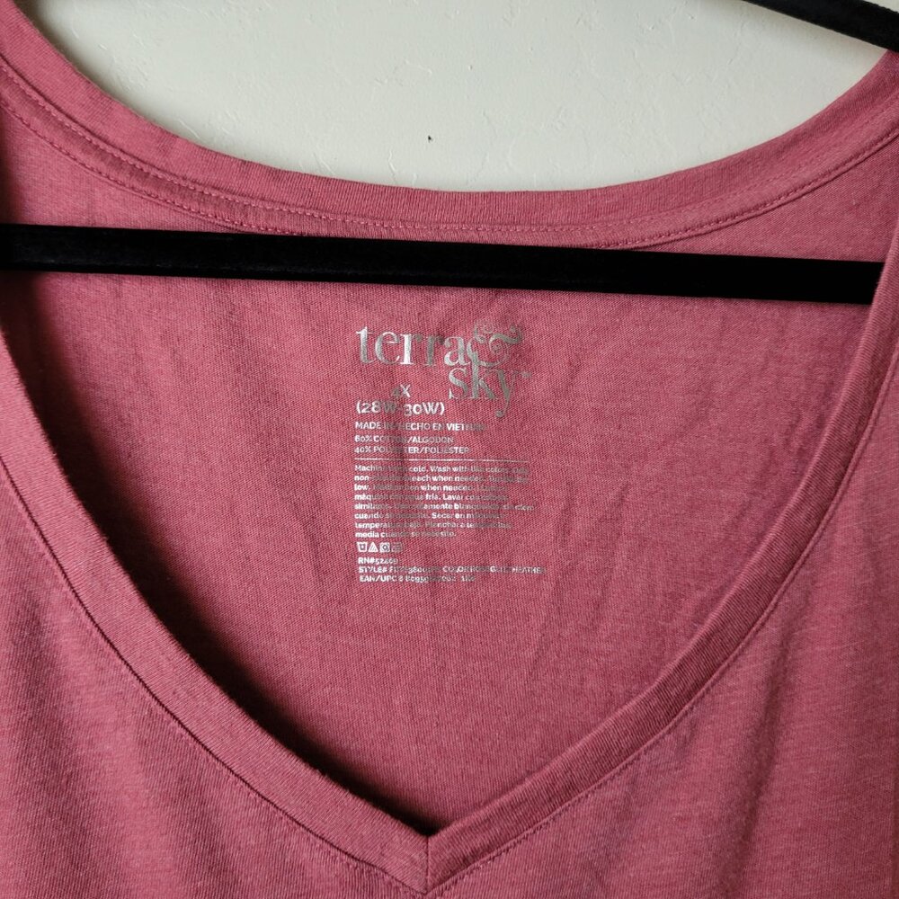 Terra & Sky Mauve Long Sleeve Blouse - Picture 3 of 6